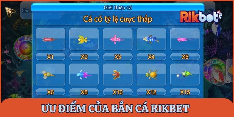 Ưu điểm nổi bật khiến người chơi lựa chọn tham gia bắn cá đổi thưởng Rikbet
